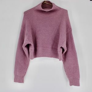 NWOT- Bohme Women's Purple Turtleneck Sweater in XS
